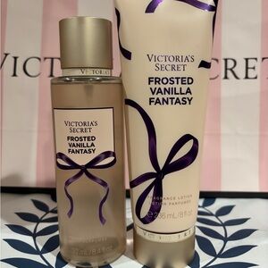Victoria Secret Frosted Vanilla Fantasy Set